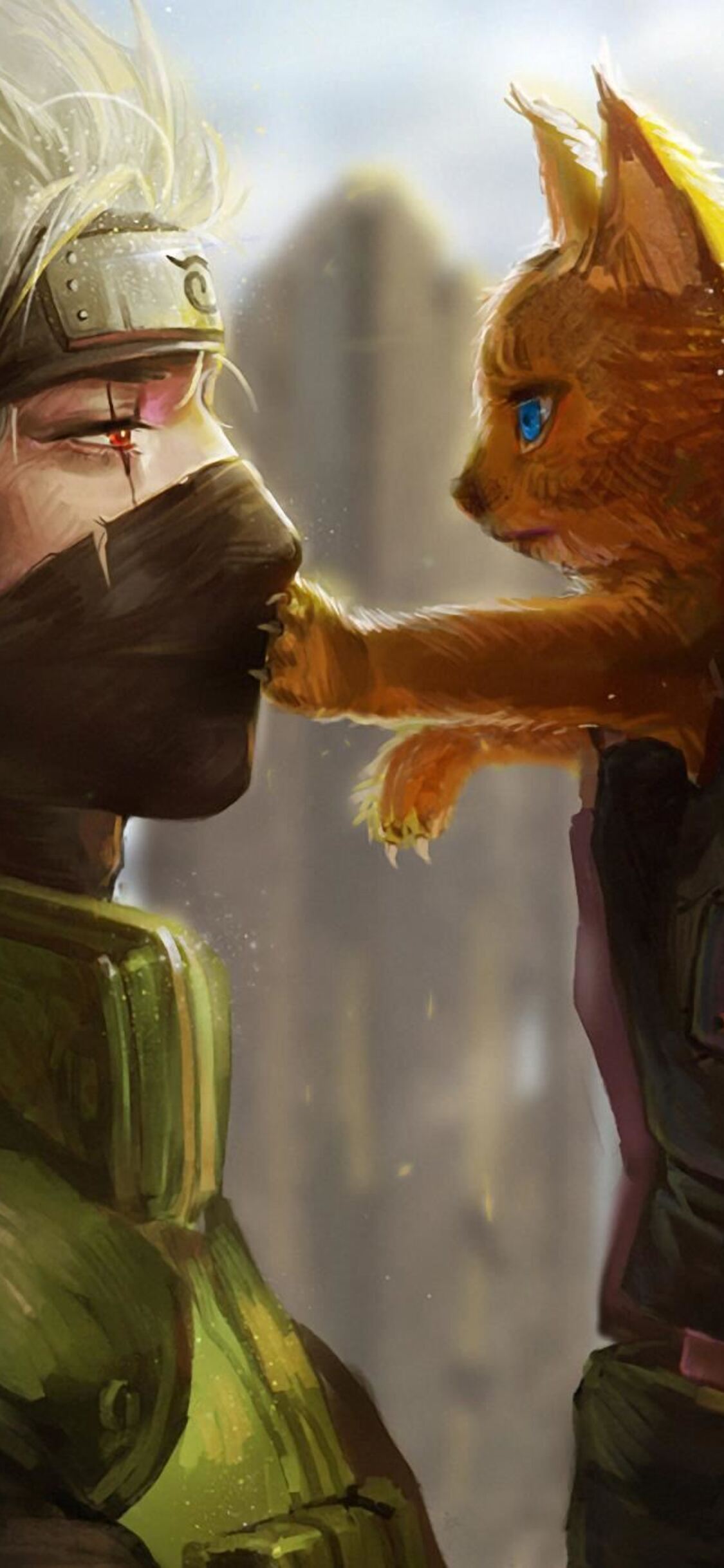 1125x2436  iphone Anime Wallpaper - обои Cave