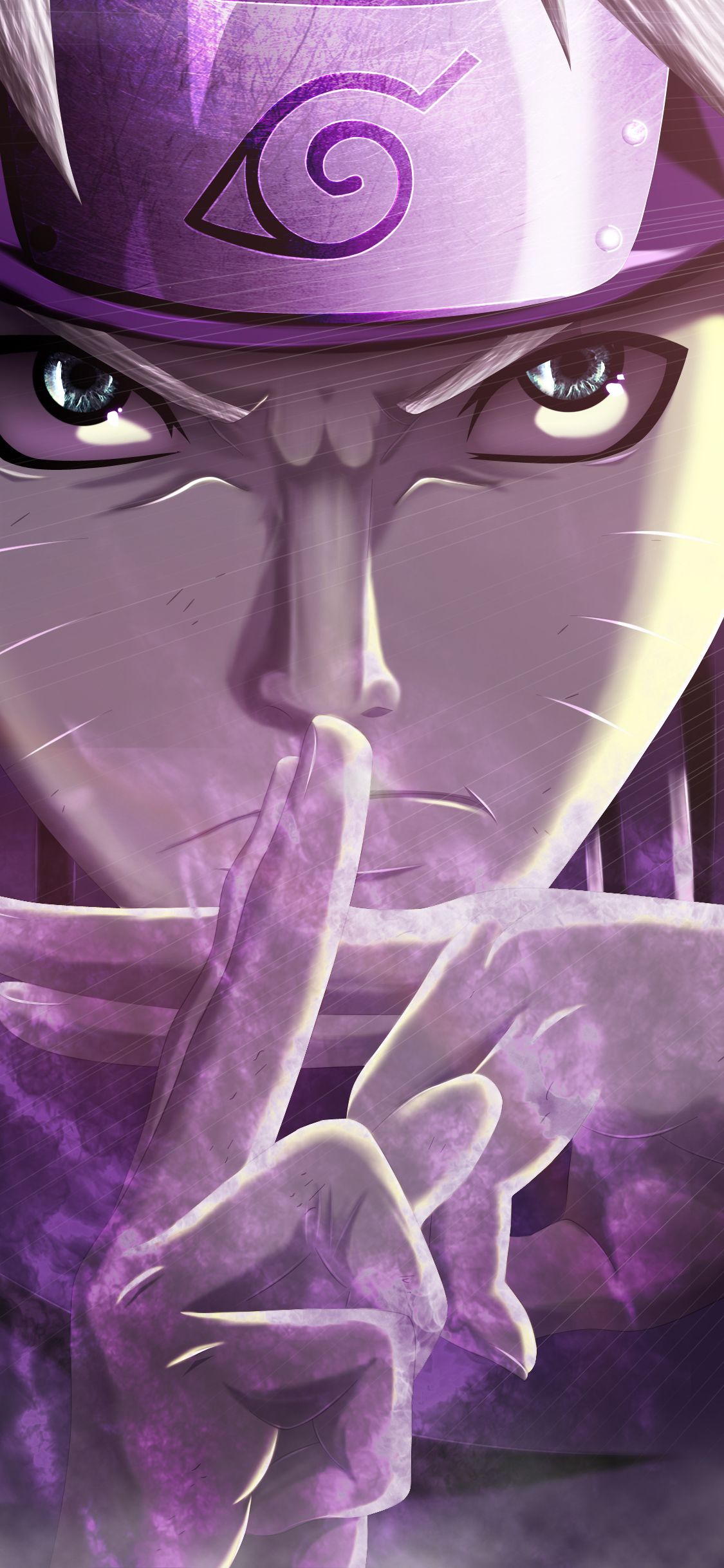 1125x2436  girl с фиолетовыми волосами обои HD обои | Обои Flare