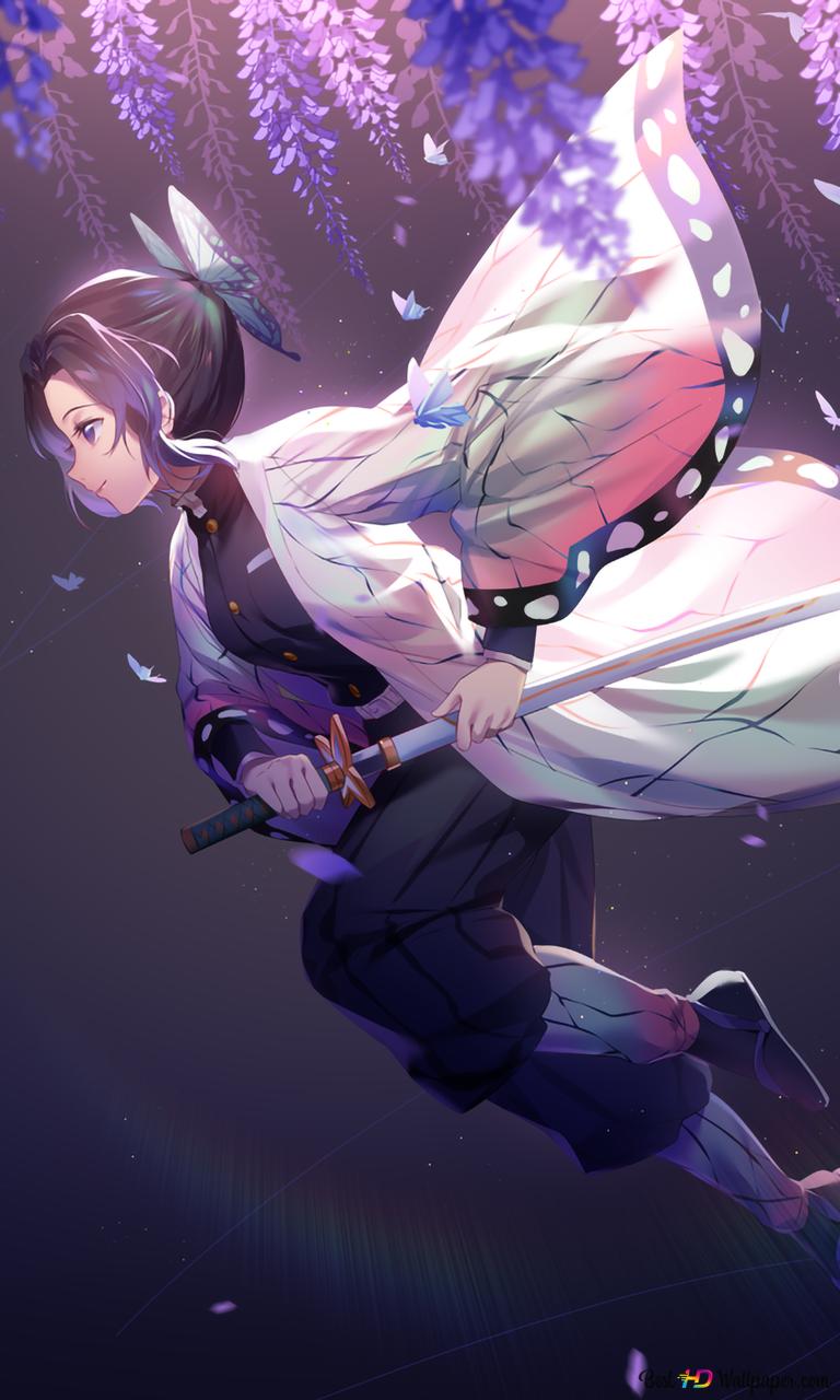 768x1280  DARK Purple Anime Aesthetic HD Телефон Обои | Pxfuel