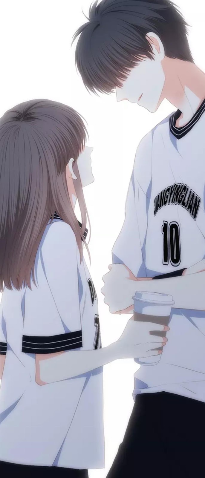 686x1600  1125x2436 Anime Love Digital Art iPhone XS, iPhone 10, iPhone x HD 4K обои, изображения, фоны, фотографии и картинки 