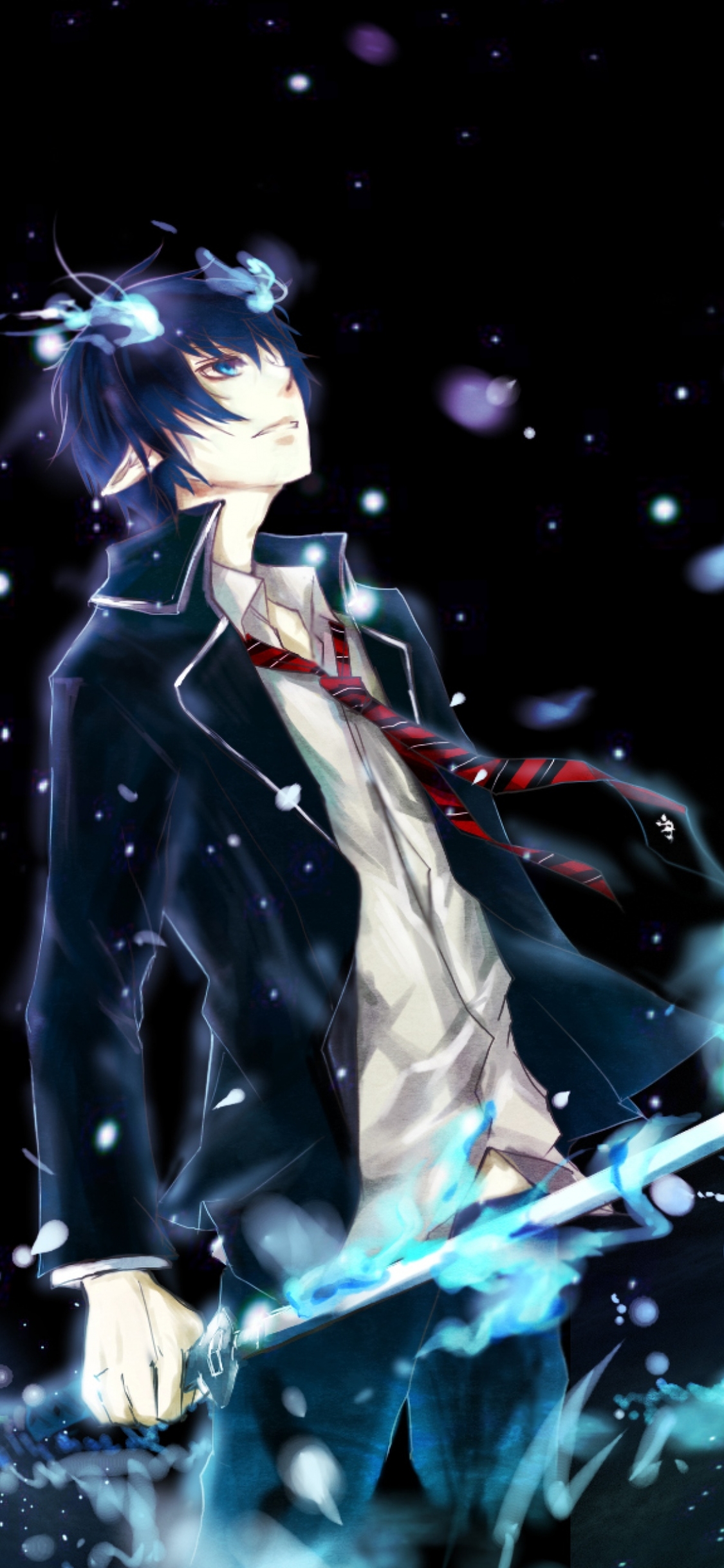 1125x2436  Anime Girl Blue Hair Wallpaper 4K PC Desktop #774a