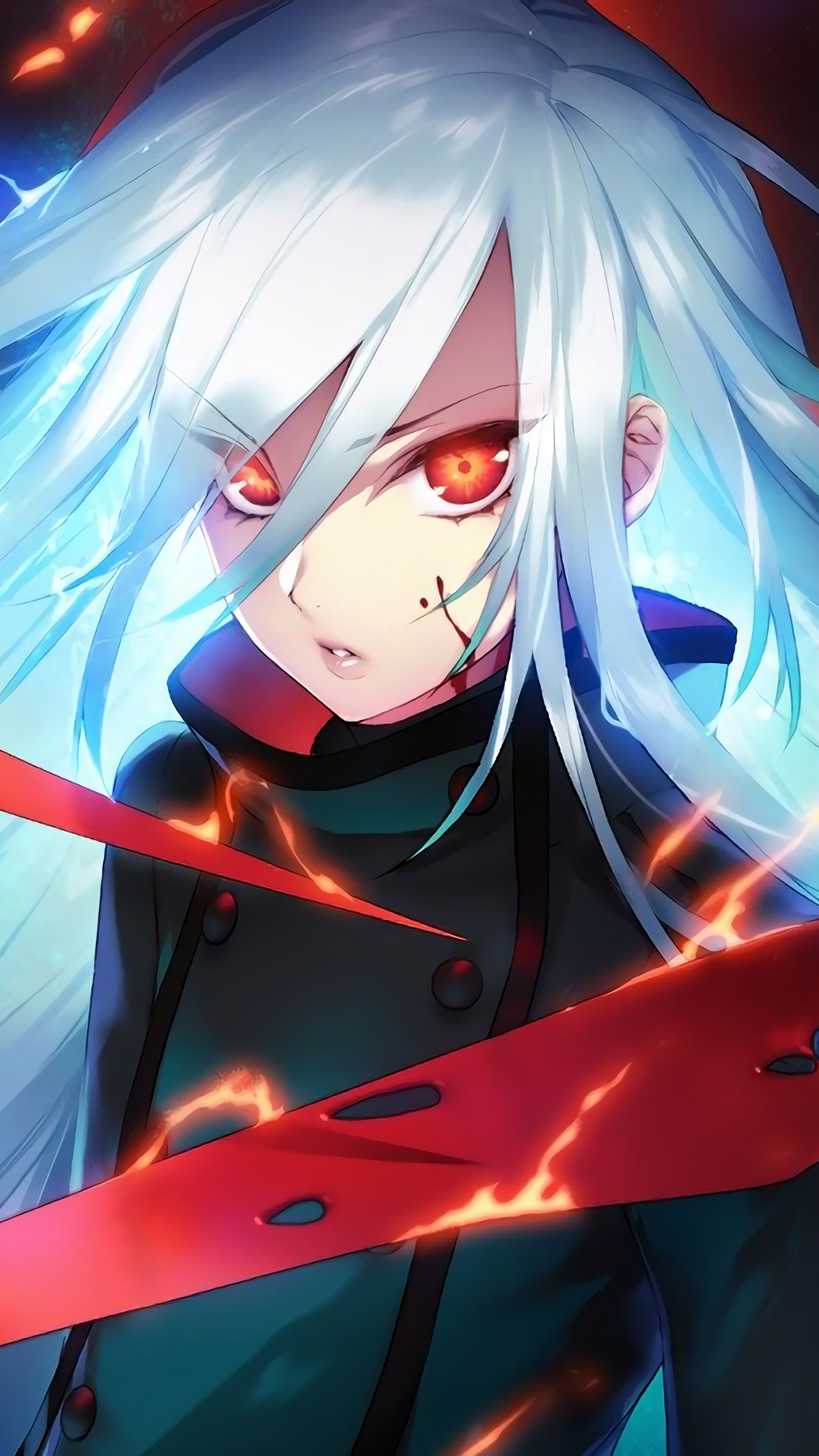 2160x3840  329919 Anime, Red Eyes, 4k - Rare Gallery HD Wallpapers