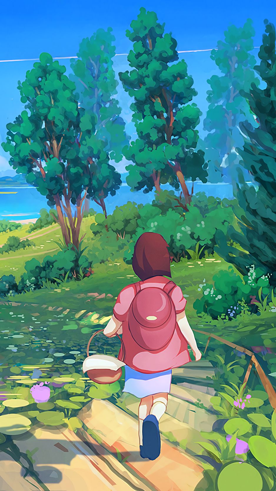 938x1668   Wallpearm Summer Anime HD HD 2019. Otaku Apk для Android скачать 