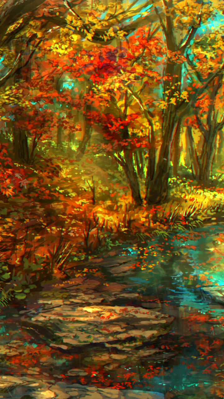 720x1280  AUTUNM Обои на обои. Аниме осень HD обои | Pxfuel