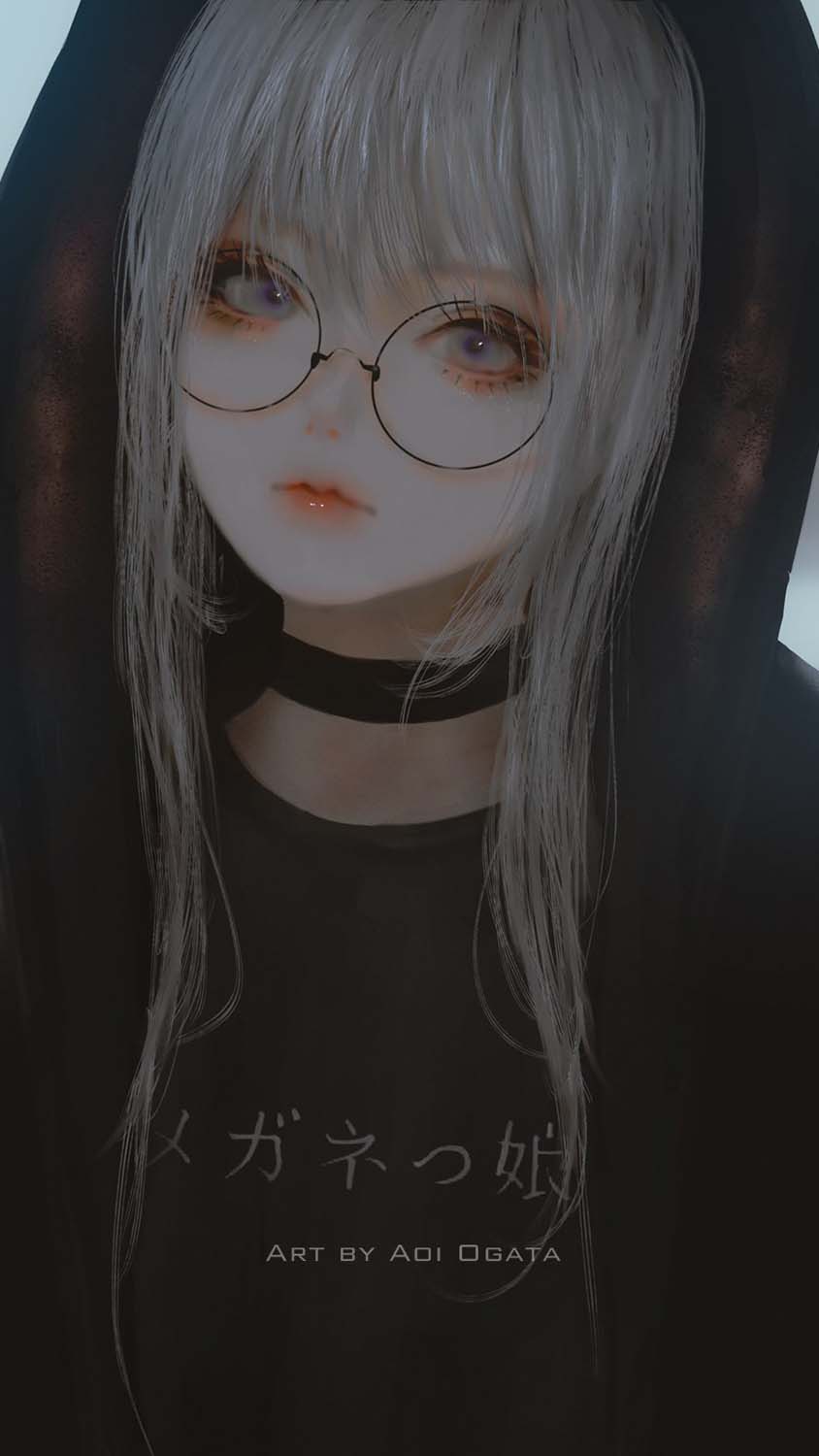 844x1500  8K, 4K, Ultra Caffice HD Anime Girl Wallpapers Download