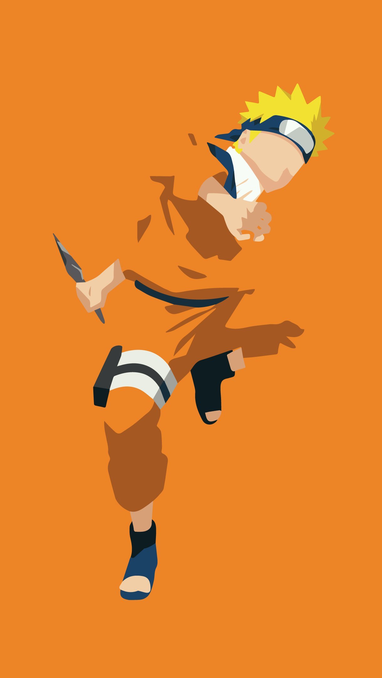 1220x2160  naruto uzumaki минималистские аниме обои 4K Ultra HD ID: 3619 