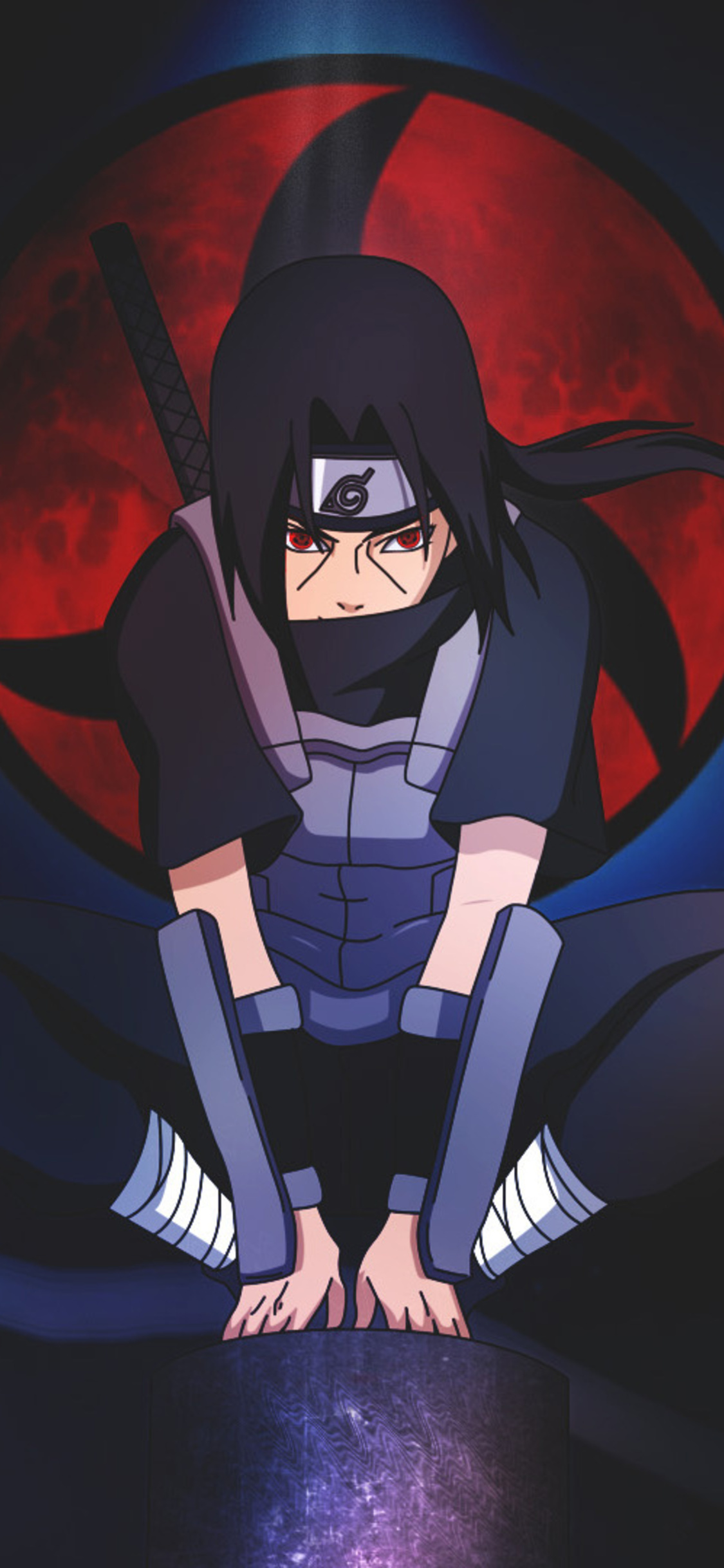 1125x2436  Samurai Anime Anime Minimalist - HD Mobile Walls