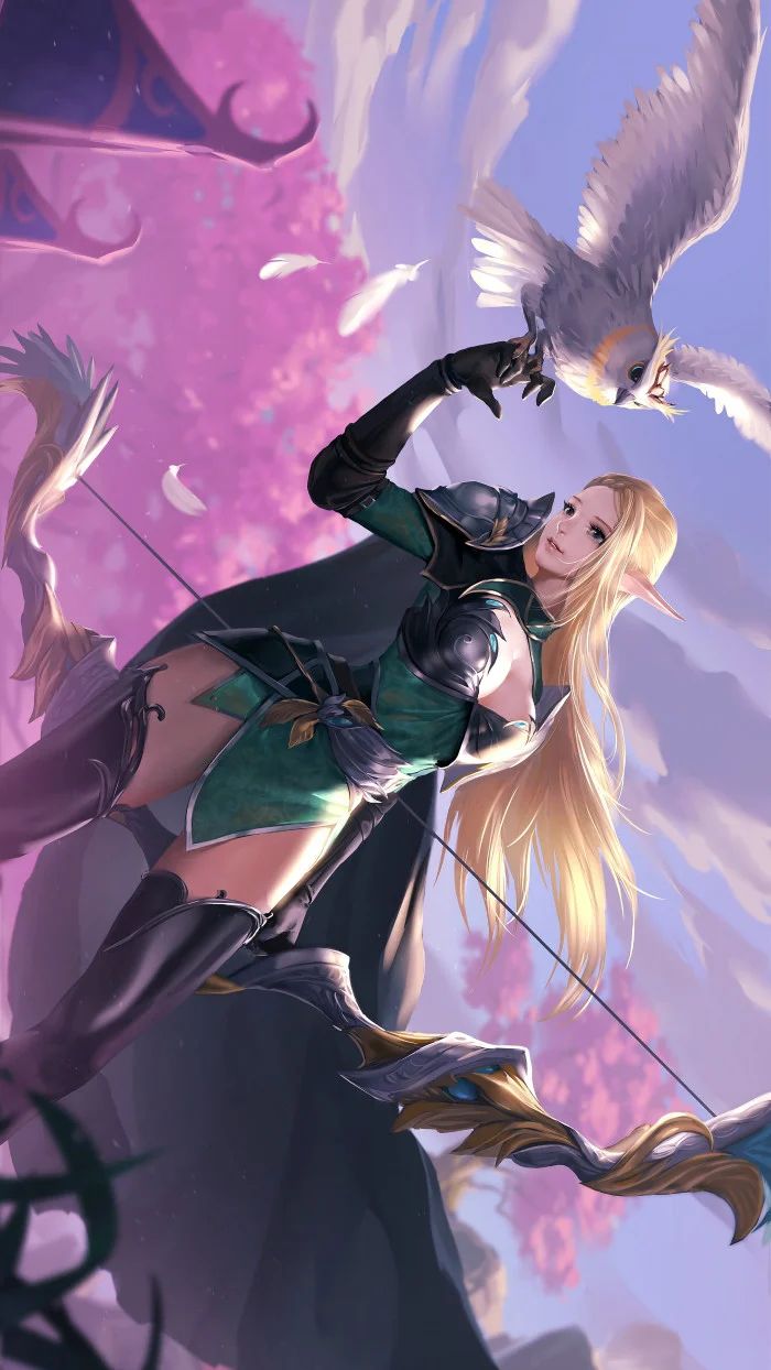 700x1244   аниме для девушки меч фэнтези воина мобильные обои - HD Мобильные стены 