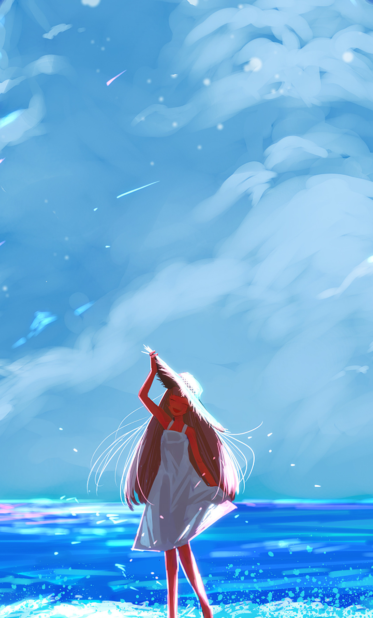 1280x2120  beach iPhone Обои на обои 藍 藍 シリーズ 【景色 景色】】】】】】】】】】】】】】】】 景色 景色 景色 景色 景色 景色 景色Фон пейзажей, фон пляжа Zepeto, обои пейзажа 