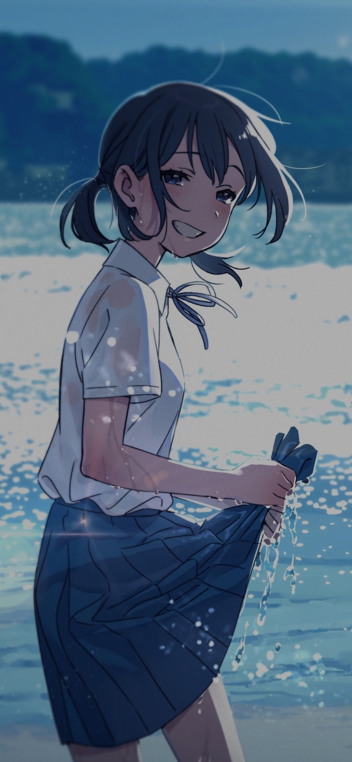 1125x2436  1440x2561 Аниме -мальчик -градиент неба 1440x2561 Резолюция обои, HD Artist 4K обои, изображения, фотографии и фон - обои Den