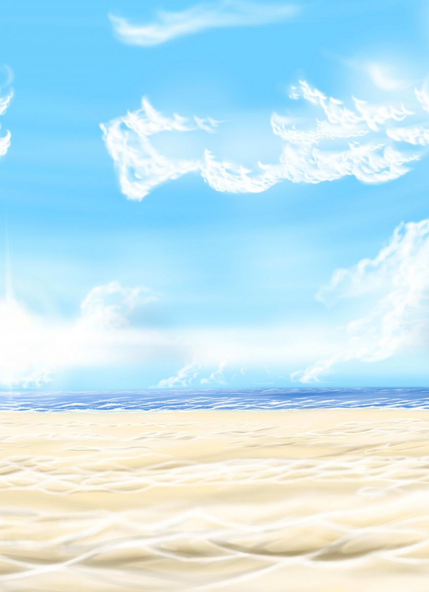 840x1160  329908 аниме, пейзажи, девочка, ночь, пляж, луна, 4K - Редкая галерея HD обои 