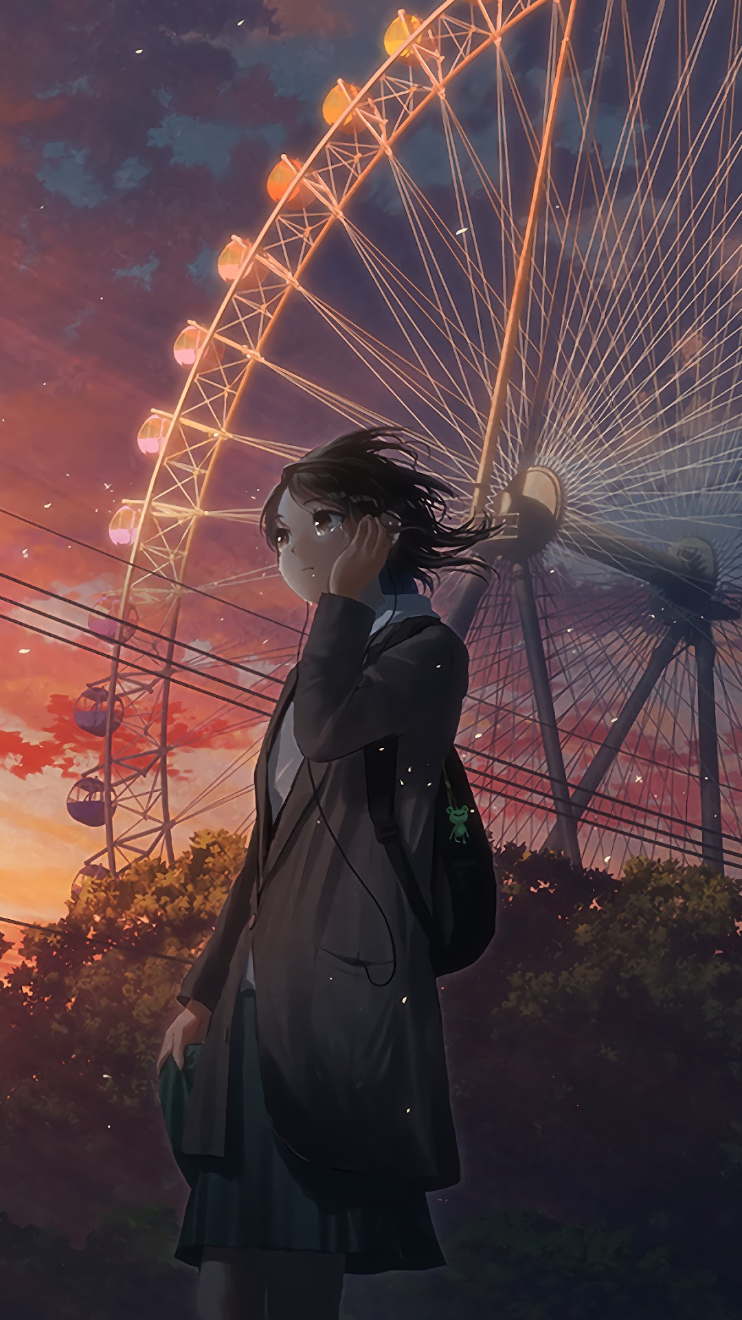 1080x1920  332065 Аниме, девочка, плач HD - Редкая галерея HD обои