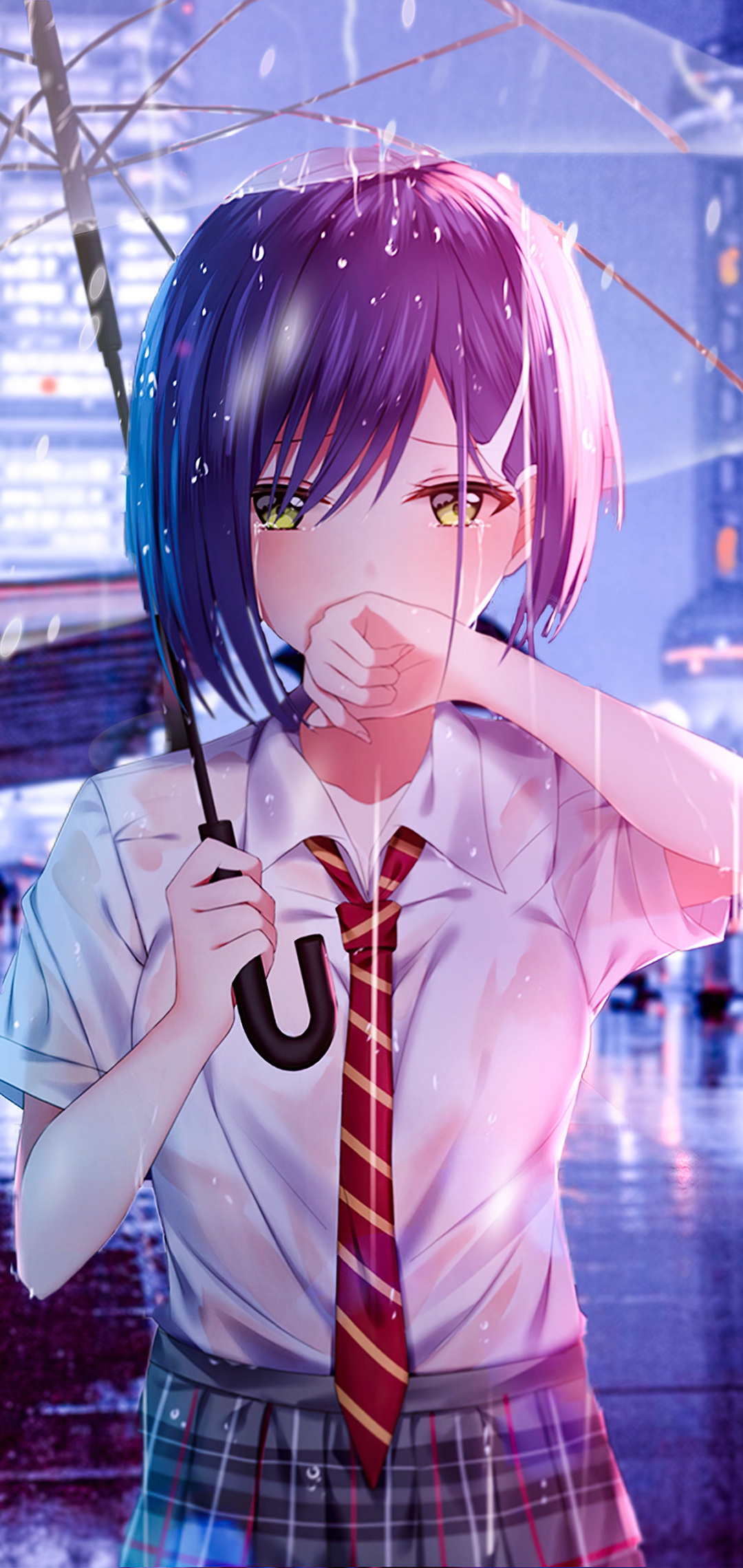 1080x2280  1080x2280 Ichigo Darling в школьной форме Franxx Prying 4k One Plus 6, Huawei P20, Honor View 10, Vivo Y85, Oppo F7, Xiaomi Mi A2 HD 4K обои, изображения, фоны, фотографии и картинки