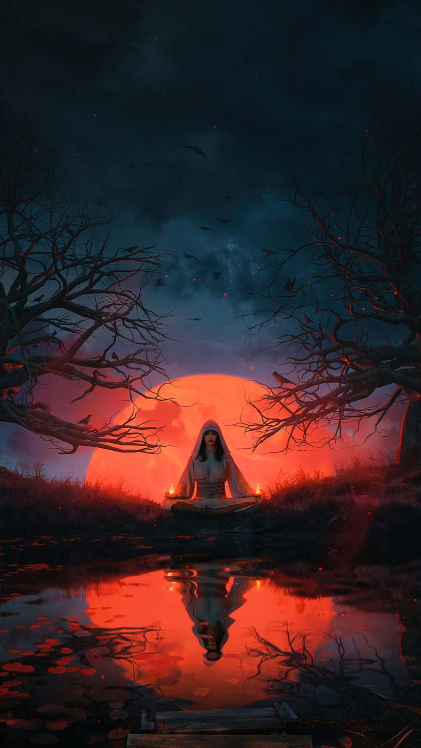 844x1500  Black Magic Night Night Iphone обои HD - обои для iPhone: обои для iPhone