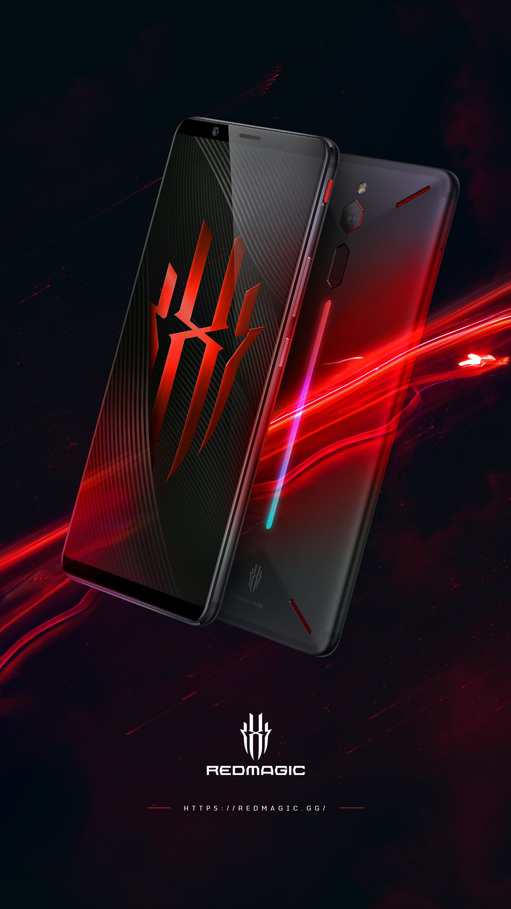 2160x3840  Оригинальные красные обои!