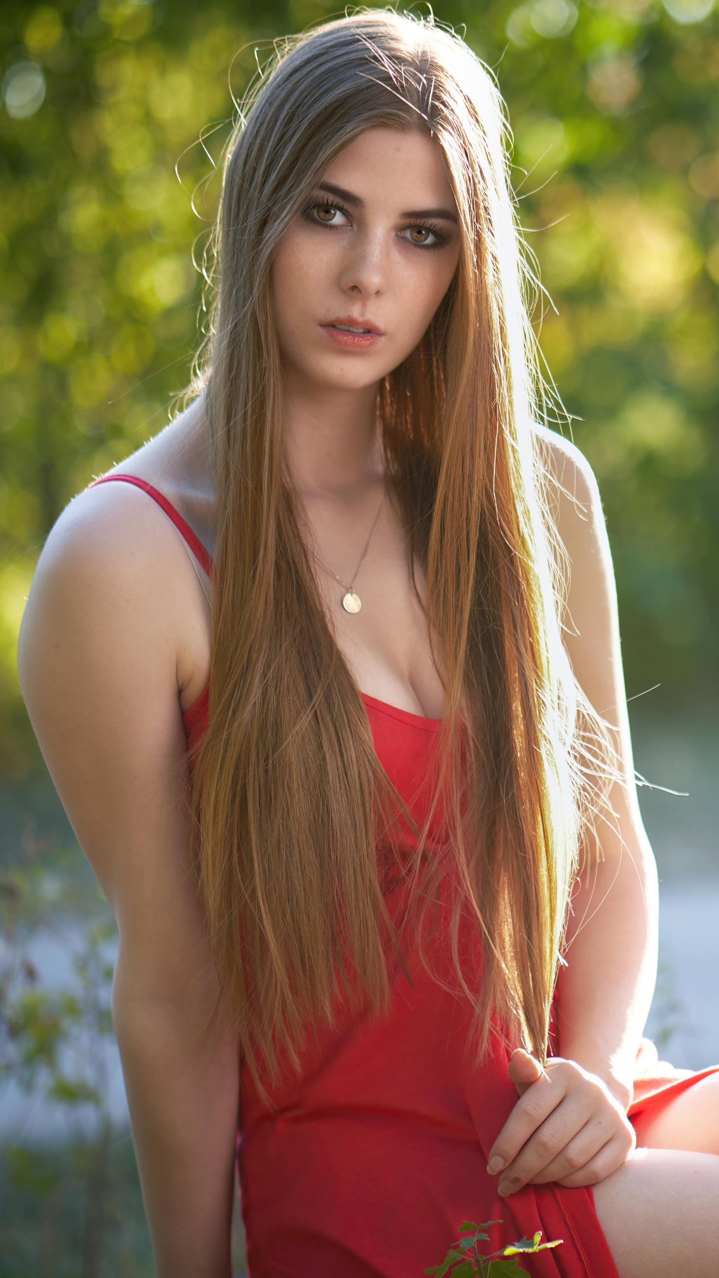 1440x2560  Sybil A, Kailena, Davina E., Brunette, Metart Magazine, Женщины, Красное платье, Pornstar, HD Телефон Обои | Пикпкс