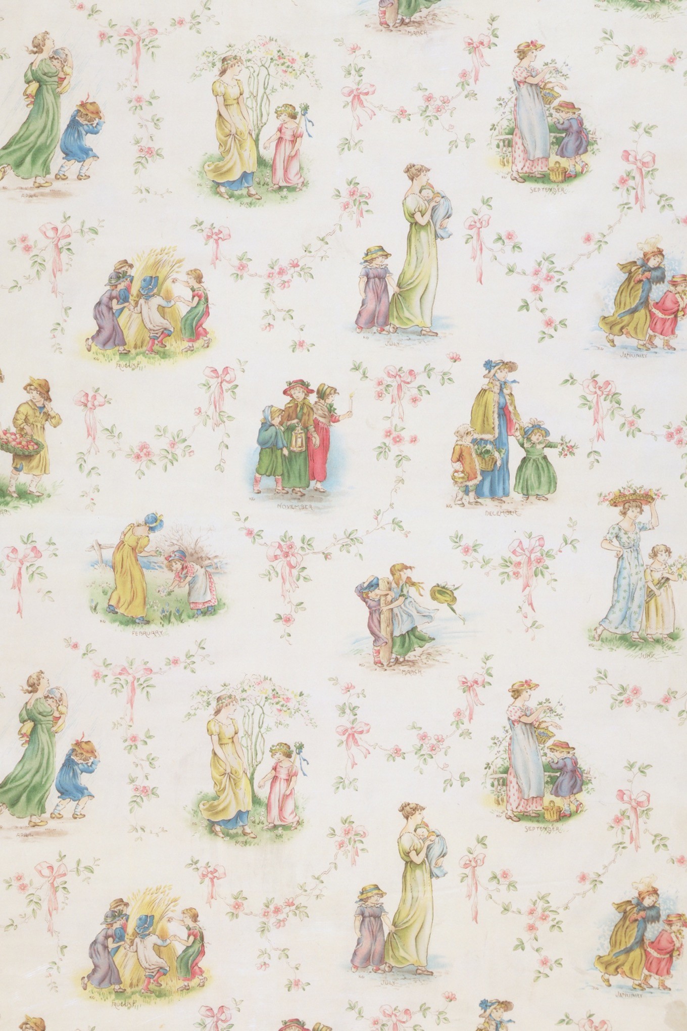 1360x2040  Прекрасные детские обои из Великобритании столовая обои детские дизайны девочка ...