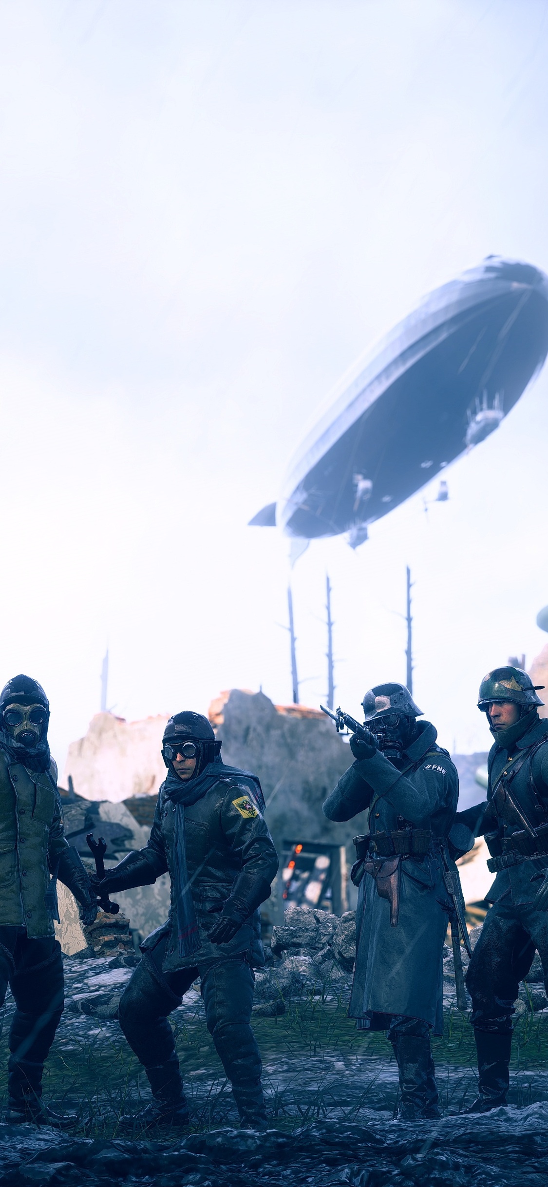 1125x2436  1125x2436 Battlefield 1 Soldiers Zeppelin Army Guns 4K iPhone XS, iPhone 10, iPhone X HD 4K Обои, изображения, фоны, фотографии и картинки
