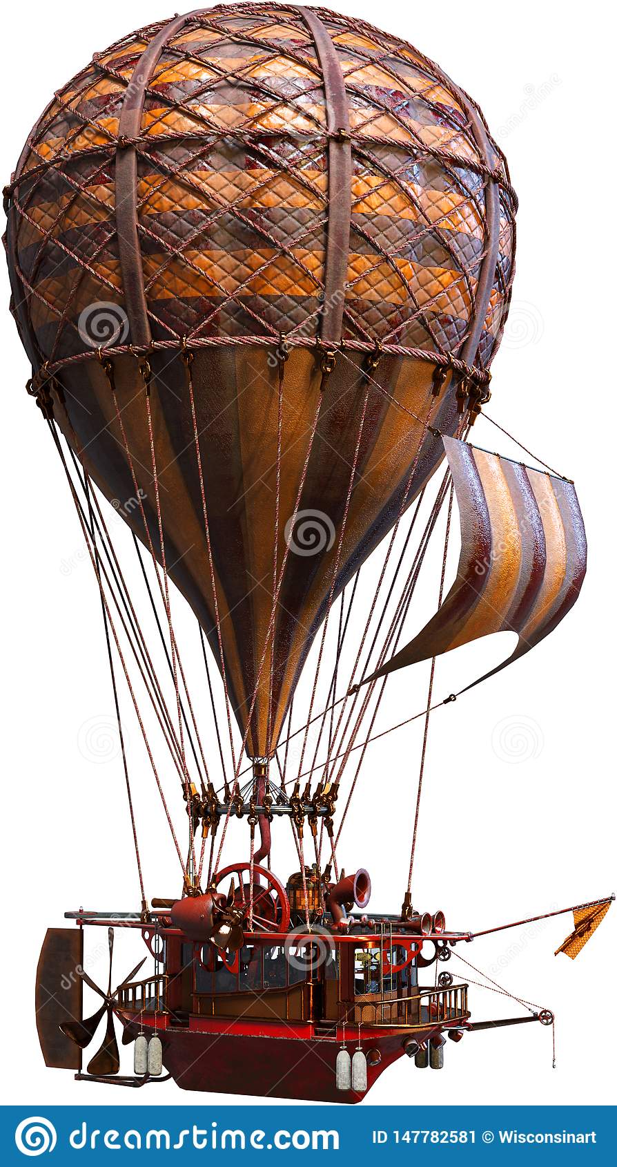 894x1689  755 Vintage Airship Stock Photo