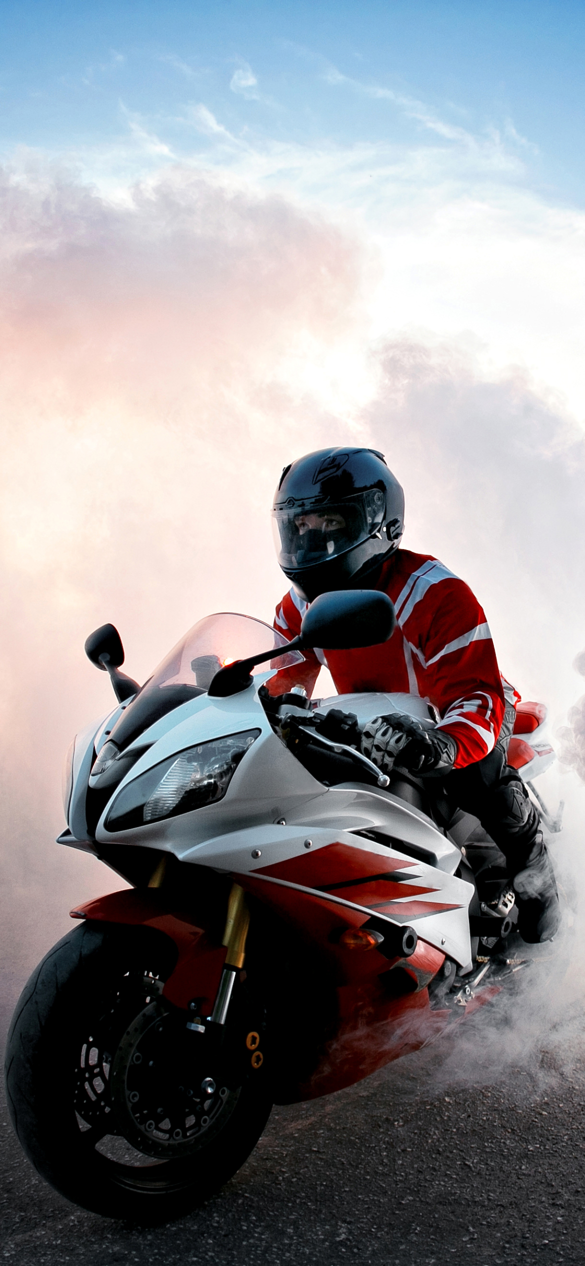 1170x2532  Мотоцикл Телефон Обои - Мобильная пропасть