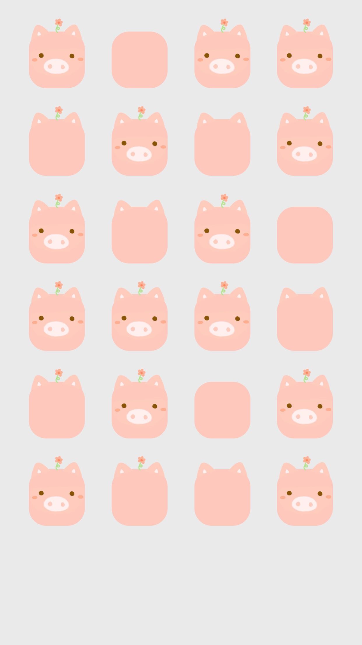 1242x2208  Home Screen Pig Wallpaper For Phone - HomeLooker