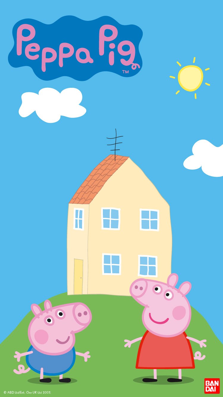 750x1334   Лучшие обои HD: Обои Peppa Pig для Iphone